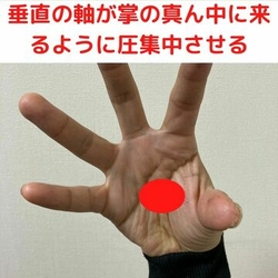 掌の真ん中