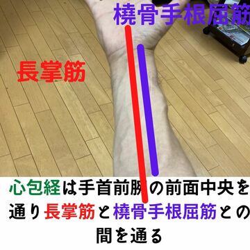 心包経の位置