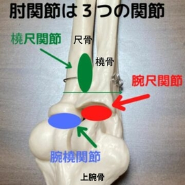 指圧　マッサージ　肘関節